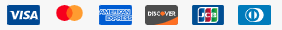 Accepted payment methods: Visa, Mastercard, American Express, Discover, JCB, Diners Club